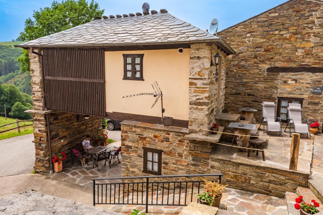 Apartamentos Rurales Casa Riveras Santa Eulalia de Oscos Dış mekan fotoğraf